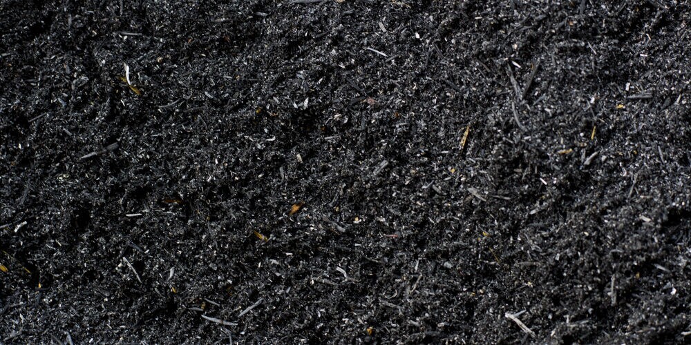 Rice,Husk,Charcoal,(biochar),For,Fertilizer A close-up view of dark, rich soil with a rough texture, small organic particles, and fine debris throughout—ideal for promoting healthy roots after expert tree trimming Madison services.